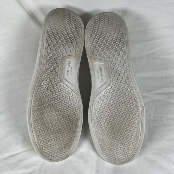 Cole Haan Women's GrandPro Sneaker 9 White Leather Leopard Horse/Cow Hair Trim - Picture 9 of 10